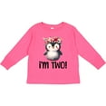 thumbnail image 3 of Inktastic 2nd Birthday Party Penguin 2 Year Old Girl Girls Long Sleeve Toddler T-Shirt, 3 of 5