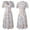 Polyester, variant on Mqqzkk Summer Dresses For Women Short Sleeve Casual Dresses V Neck Floral Printed Vacation Sundress Wrap Midi Dress with Pockets L