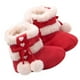 thumbnail image 3 of ColoMX 1 par de botas de nieve de invierno para bebés, zapatos para bebés con lazo de suela antideslizante de Navidad, 3 of 7