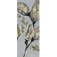 thumbnail image 2 of Goldberger, Jennifer 12x24 White Modern Wood Framed Museum Art Print Titled - Flower Bud Triptych I, 2 of 4