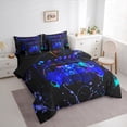 thumbnail image 3 of Castle Fairy Teens Graffiti Gamer Bedding Comforter Set,Abstract Splash Full Bedding Set, 3 of 8
