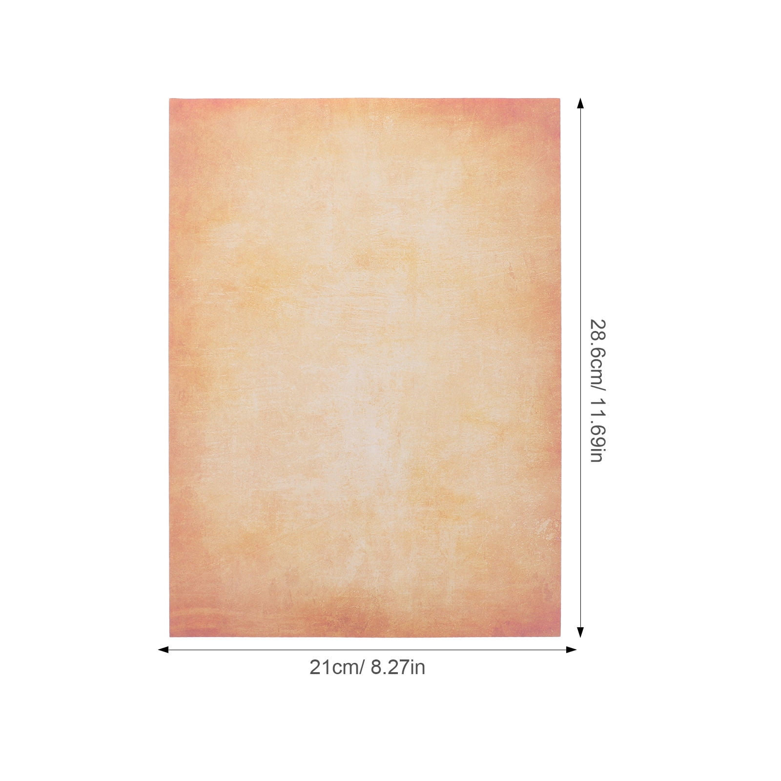 LABSERRON 100 Sheets Rectangular Retro Stationary Paper For Letter Writing And Printing