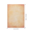 thumbnail image 2 of BALAHAPY 100 Sheets Writing Paper Multi Color Vintage Style For Letter Invitation Menu Greeting Card A4 Size, 2 of 8