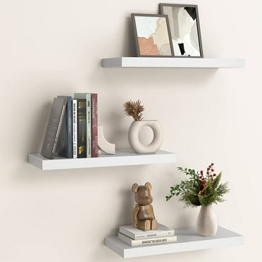 Prestige Skyline Collection 24 Inch Floating Glass Shelf - Walmart.com