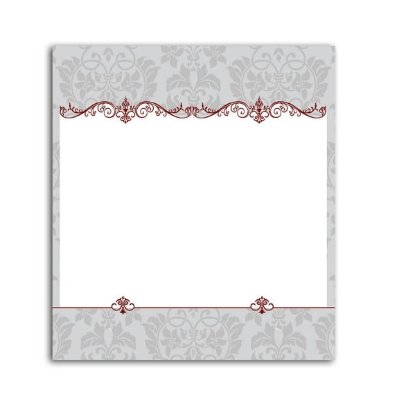 Designed Tabletop Tents – 3.5×4” - Unfolded, 3.5×2”- Folded, 25 Cards – B77510