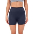 thumbnail image 5 of High Waist Biker Shorts for Women 6"/ 8"/10" Tummy Control, Yoga Workout Running Gym Shorts with Pockets for Summer, 5 of 5