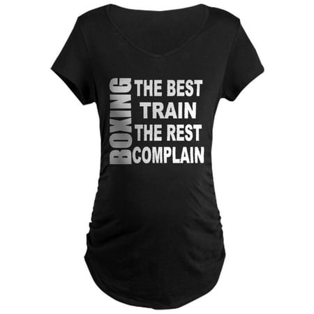 

CafePress - BOXING THE BEST TRAIN THE R Maternity Dark T Shirt - Maternity Dark T-Shirt