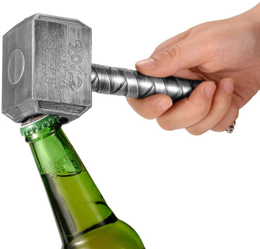 Hammer of Thor Wine Corkscrew Beverage Wrench Jar Beer Bottle Opener Bronze Hammer of Thor Wine Corkscrew Beverage Wrench Jar Beer Bottle Opener Bronze