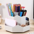 thumbnail image 4 of unbranded Plastic Rotating Pen Holder for Desk with Ample Storage and Elegant Style, 4 of 7