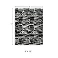 thumbnail image 5 of Signature Design by Ashley Bramshaw Abstract Area Rug 8' x 10', Black and Ivory Modern Indoor Living Room Rug, 5 of 5