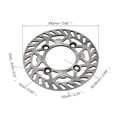 thumbnail image 5 of Front & Rear Dirt Bike Tire 70/100-19 90/100-16 Tire Rim 19" 16" Wheels with 428 43T Sprocket Disc Rotors for Upgrade Dirt Pit Bike Apollo Taotao 125cc 150cc 200cc 250cc, 5 of 9