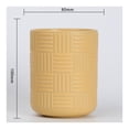 thumbnail image 2 of Vela Decorativa Hometrends Amarilla, 8 Cm De Diámetro 10 Cm De Alto, 2 of 4