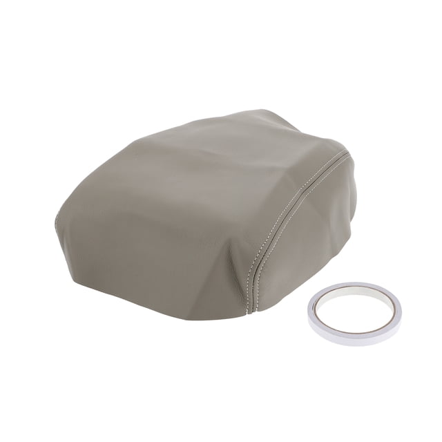 Cubierta de consola central Unique Bargains para Honda Ridgeline 2006-2014 de cuero de microfibra con gris
