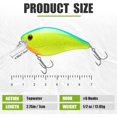 thumbnail image 5 of TRUSCEND Shallow or Deep Diving Crankbait with BKK Hooks, Wobble Fishing Lures for Bass Trout Crappie Walleye, Sinking Lipless Vibe Crank Bait for Bass Pike, Amazing Swimbait for Family Fishing, 5 of 6