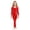 Red, variant on Girls Long Sleeve Bodysuit Jumpsuit for Toddlers and Kids - Comfortable -Piece Playsuit for Everyday Casual Wear