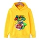 thumbnail image 4 of Ropa infantil con estampado creativo de Super Mario, sudadera informal de calle para hermano, sudadera deportiva para exteriores, sudadera con capucha para hermano de 3 a 14 años, 4 of 5
