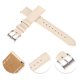 thumbnail image 3 of Correas de reloj de piel de vaca Unique Bargains para hombres y mujeres, correa de reloj de 20 mm, correa de piel de vaca de grano blanca, 3 of 6