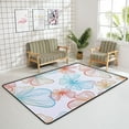 thumbnail image 4 of Crawling Indoor Carpet Play Mat Rainbow Butterflies for Living Room Bedroom Educational Nursery Floor Mat Area Rug 63x48inch, 4 of 6