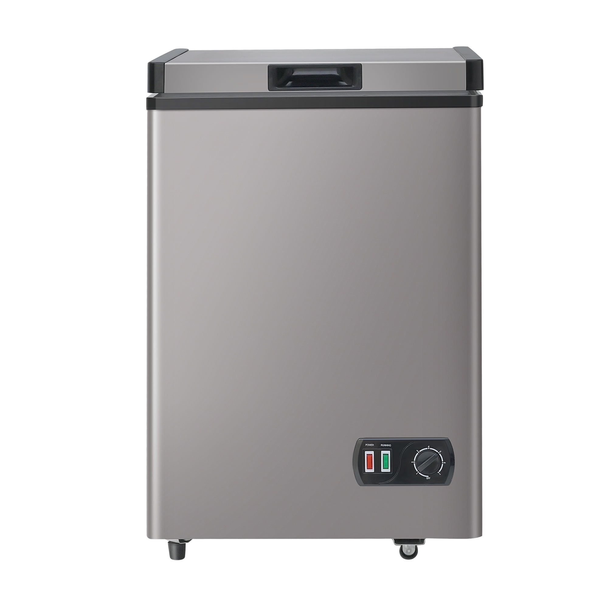 4.2 Cu.Ft Compact Chest Energy Efficient Freezer with Mechanical Thermostat and Manual Defrost