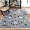 thumbnail image 2 of SAFAVIEH Marrakesh Lillian Medallion Polyester Area Rug, Grey/Multi, 9' x 12', 2 of 8
