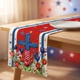 thumbnail image 6 of Independence Day Table Runner Patriotic Linen Decor Smooth Textile Table Linen Stain Resistant For Dining Table Home Party Holiday Decoration（13×72 in), 6 of 7