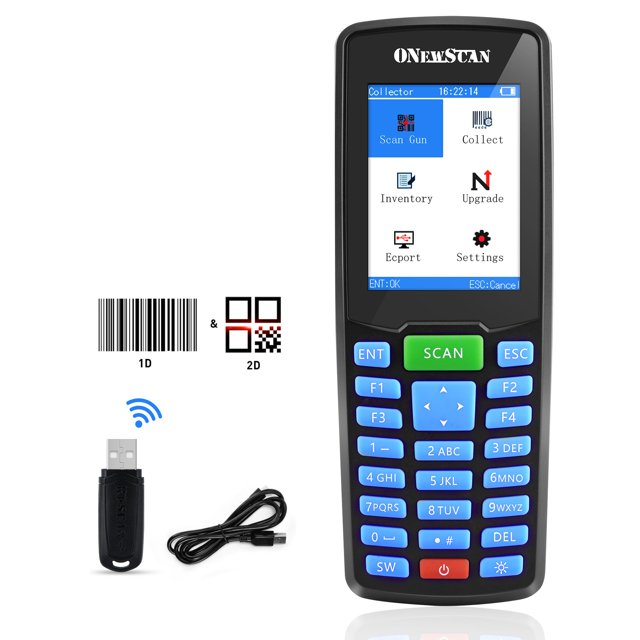 onewscan Wireless Barcode Scanner 2.4G Portable Handheld Inventory Device