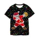 thumbnail image 1 of New Year T-shirt Cute Deer Fashion Merry Christmas Girl Print Shirt Girls Funny Holiday Graphic T-shirt5T Gong Bohan LED, 1 of 2