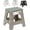 Grey/Teal, variant on BLACK+DECKER Carbon Fiberglass Folding Step Stool with Carry Handle, Holds Up to 350 lbs, 16", White/Dark Gray