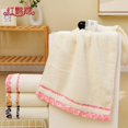 thumbnail image 3 of Zhuge 3 toallas de baño de algodón suave, supersuaves y muy absorbentes para ducha, piscina, spa y gimnasio. Uso diario: 34 x 74 cm (rosa)., 3 of 5