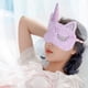 thumbnail image 2 of Antifaz para dormir con diseño de unicornio, antifaz opaco, cómodo para mujeres y niñas (morado), 2 of 5