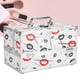thumbnail image 5 of Bolsa de Maquilla de Vije, Organizador de Maquillaje, Estuche de Tren Cosmético, Caja de Artículos de Tocador Multifuncional de Gran Capacidad Con Divisor, Caja de, 5 of 7