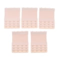 thumbnail image 2 of 5pcs Women 4Rows Band Extender Stretchy Bra Strap Replacement - Beige, as described, 2 of 8
