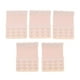 thumbnail image 2 of 5 juegos de extensores de sujetador con 4 ganchos y 3 filas de tirantes para ropa interior femenina, accesorios de ropa Beige, 2 of 8
