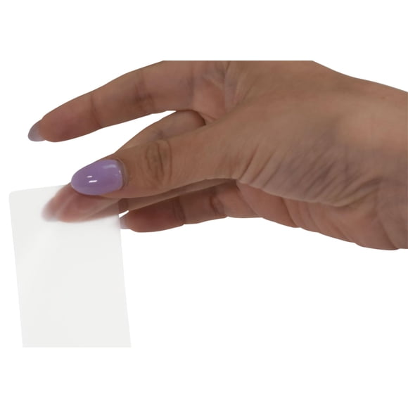 Protectores de Etiquetas KAPCO LP008 Redondos 3.8x5 cm Transparentes 500 unidades