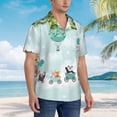thumbnail image 6 of Picia Animals Riding Across The Sky Gentle Cotton Regular Fit Short Sleeve Casual Hawaiian Shirt for Men-Medium, 6 of 8