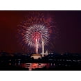 thumbnail image 2 of Highsmith, Carol 32x25 Black Ornate Wood Framed with Double Matting Museum Art Print Titled - July 4th Fireworks, 2 of 4