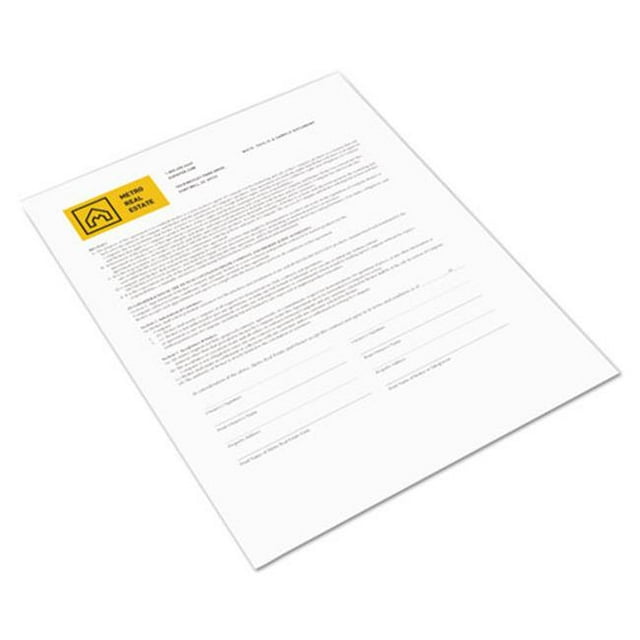 Domtar Papier XER3R12435 8.5 x 11 Po. Revêtement FR-BK Révolution Papier Sans Carbone Numérique, Blanc, 500 Feuilles