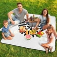 thumbnail image 7 of Bohemian Pattern Outdoor Picnic Blanket, Foldable Waterproof Beach Mat, Portable Beach Blanket for Beach Camping, Hiking, Family Concerts, 7 of 7