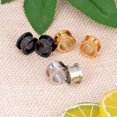 thumbnail image 2 of Expansores De Acero Inoxidable Color Negro Plateado Dorado, 2 of 6