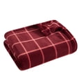 thumbnail image 4 of Mainstays Plush Couch Throw Blanket, Red Plaid, 50 x 60 in, 4 of 5