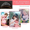 thumbnail image 3 of LNKOO 5 Pieces Girls Princess Tiara Crown Glitter Crystal Tiara Headband Rhinestones Toddler Crown for Little Girls Wedding Prince, 3 of 7