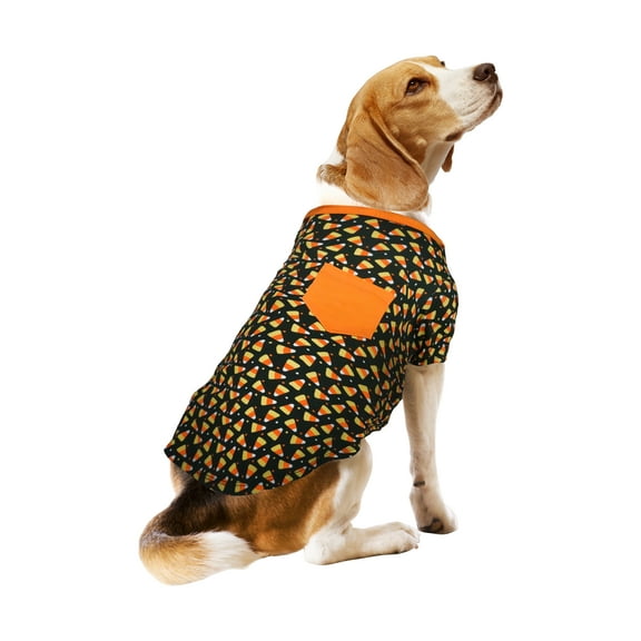 Best Furry Friends T-Shirt for Dogs or Cats, Candy Corn, Medium