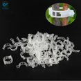 thumbnail image 4 of Deago 150PCS Plant Support Garden Clips for Vine Vegetables, Tomato Trellis Clips, Make Garden Vegetable Grow Upright and Healthier, White, 4 of 9