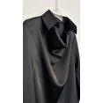 thumbnail image 3 of Blusa CORIRESHA elegante con cuello vuelto satinado para mujer, color negro, 3 of 4