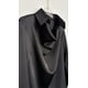 thumbnail image 3 of Blusa CORIRESHA elegante con cuello vuelto satinado para mujer, color negro, 3 of 4