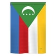 thumbnail image 2 of Breeze Decor 08317 Comoros 2-Sided Vertical Impression House Flag - 28 x 40 in., 2 of 2