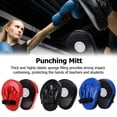 thumbnail image 3 of Boxing Pads Focus Mitts, Curved Hook and Jab Target Hand Pads, Great for MMA, Muay Thai, Kickboxing, Martial Arts, Karate Training, Padded Punching, Coaching Strike Shield, 3 of 10