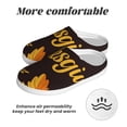 thumbnail image 6 of KLL Happy Thanksgiving 1 Pattern Adult Unisex Cozy Slippers,Fuzzy Slip-on Slippers TPR Sole Slippers Comfort Plush Home Footwear for Indoor & Outdoor-8, 6 of 7