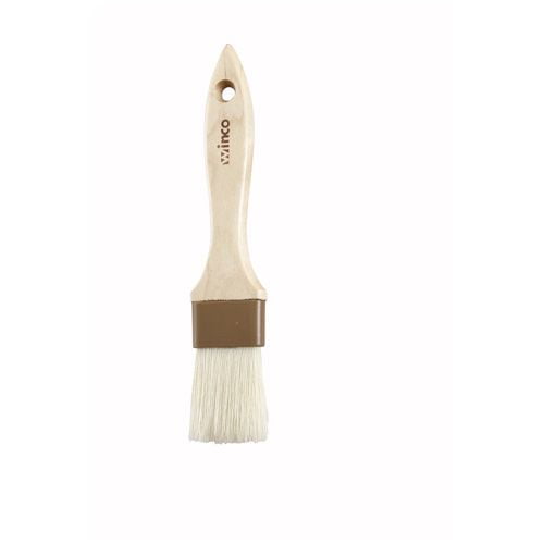 Winco WFB-15, 1.5-Inch Flat Pastry Brush with Wooden Handle