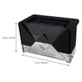 thumbnail image 4 of Quentinu 4 Pcs Lampes Solaires LED IP65 Multifonctionnelles pour Jardin Paysager, 4 of 7